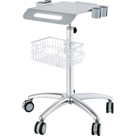 VEVOR Medische kar, Salonkar met wielen, Mobiele rolwagen 68-109 cm Hoogteverstelbaar, Metalen salonstations voor kappers, Roltafel laboratoriumwagen voor kliniek, schoonheidssalon en salon