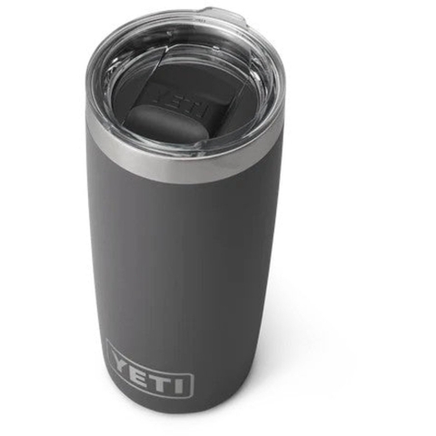 Yeti Rambler Tumbler Cup 10oz Mag Slider Lid, Charcoal Grey, thermosbeker met deksel, 295 ml