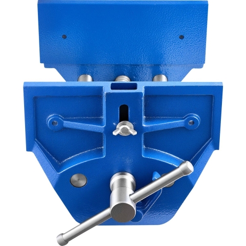 VEVOR snelspanbankschroef voor houtbewerking, bekbreedte 17,78 cm, bekopening 20,32 cm, constructie van gietijzer, werkbankbankschroef met verstelbare voorstop