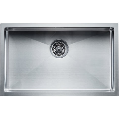 VEVOR Keuken Spoelbak Inbouw Spoelbak 70 x 43 x 19 cm Gemaakt van Roestvrij Staal Spoelbakken Onderbouw Spoelbakken, Enkele Kom met Accessoires, Huishoudelijke Spoelbak voor RV Voorbereiding Keukenbar