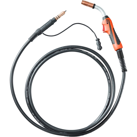VEVOR 250A MIG-laspistool met 4,6 m kabel, lastoorts compatibel met Millermatic 200, 210, 212, 250, 250X, 251, 252 lasapparaten, geschikt voor lasdraden van 0,0762/0,0889/0,1143 cm