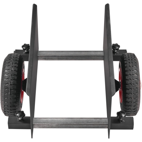 VEVOR Platenwagen 272 kg Draagvermogen Klemwagen Platentransportwagen Q235B Platentransportwagen met universele wielen Transporthulp Platenrolplatformwagen Trolley 412 x 490 x 290 mm