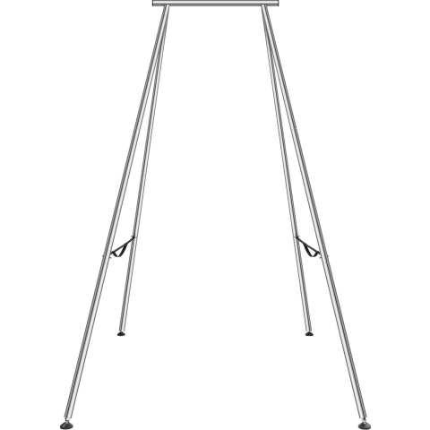 VEVOR Aerial Yoga Frame 253 x 192 x 295 cm, Zilveren Yoga Swing Air Flying Stand, Buiten- en Binnen Yoga Schommelframe Yoga Accessoire, Maximaal Draagvermogen 250 kg, Inclusief Veiligheidskoorden en Voetkussentjes