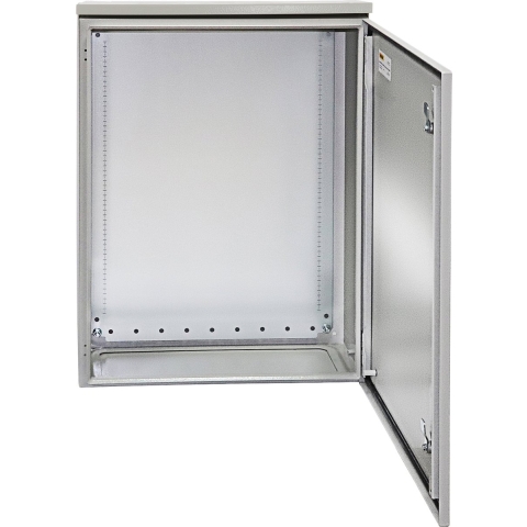 VEVOR elektrische behuizing, 70 x 50 x 20 cm, NEMA 4 buitenbehuizing, IP65 water- en stofdicht, koudgewalst koolstofstalen aansluitdoos met scharnieren voor gebruik binnen en buiten