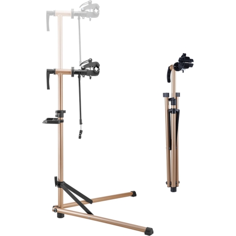 VEVOR Fietsreparatiestandaard 39,9 kg laadvermogen met 105-152 cm verstelbare hoogte en magnetische gereedschapsbak, opvouwbare onderhoudsstandaard voor mountainbikes racefietsen