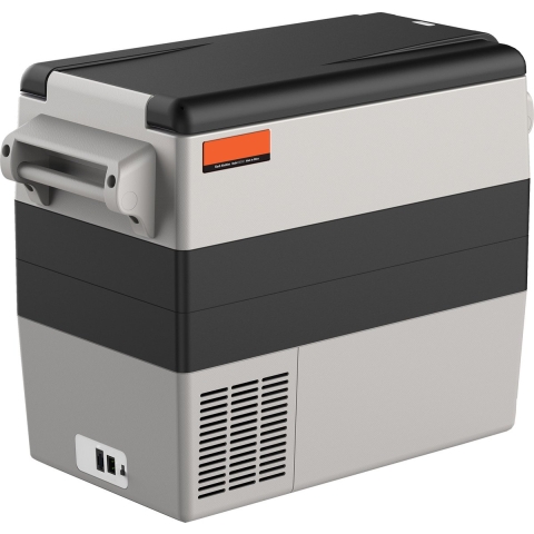 VEVOR 12V autokoelkast, draagbare 52L vriezer met twee zones en handvat, instelbaar bereik van -20 tot 10℃, compressorkoeler voor vrachtwagens, boten en kamperen in de buitenlucht