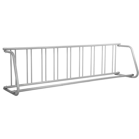 VEVOR 111" lange vloerfietsendrager, staande drager, wieldrager, 9 houders, stalen fietsendrager met traliewerk, enkelzijdige opbergdrager voor garages, straten en tuinen