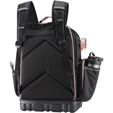 VEVOR Gereedschapsrugzak, 56 zakken, gereedschapsorganizer, rugzak met laptopvak, bouwplaatsrugzak, gereedschapstas voor elektriciens, reparatiewerkers en verwarmingsmonteurs