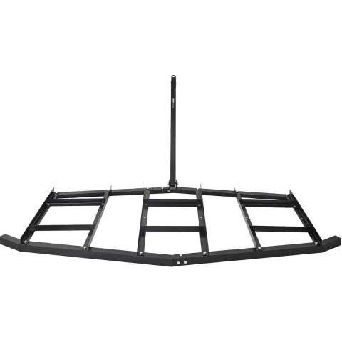 VEVOR getrokken eg, 2150x2120x110mm, getrokken weideeg, Q235 stalen opritegelaar met verstelbare stangen en penkoppeling, tractor opriteg voor terreinwagens, UTV's