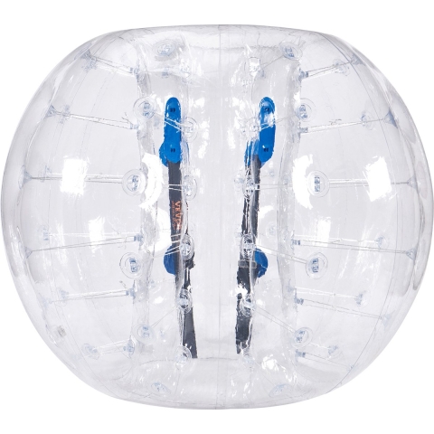 VEVOR Opblaasbare Bump Ball Bumper Ball 1 st. 1,5 m x 1,2 m, Menselijke botsingsbal, PVC Body Bubble Bounce Ball voor buitenactiviteiten, Transparante opblaasbare bumperbal