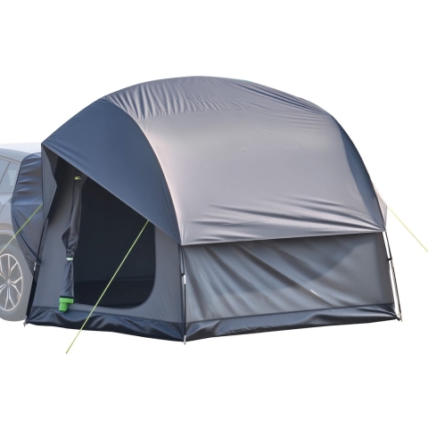 VEVOR SUV Tent Camping Auto Tent (240 x 240 x 215 cm) Waterdicht PU2000 Ruim Dubbellaags Ontwerp voor 5-8 Personen, SUV Kampeertent met 2 Deuren & Gaasramen & Regendak & Tas