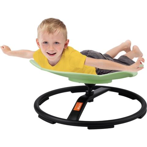 VEVOR Sensorische draaistoel voor kinderen, draagvermogen 100 kg, 360° draaistoel, sensorische speelgoedstoel voor autistische kinderen, draaistoel voor coördinatie, evenwicht, basis met olifantmotief groen