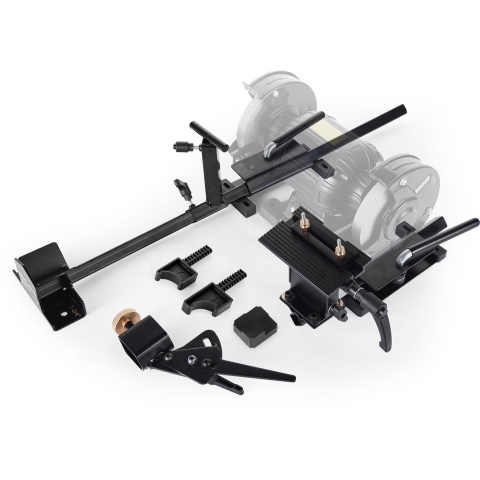 VEVOR Multi-slijpmal voor 152,4 mm en 203,2 mm bankslijpmachines, accessoires met platform, verstekgeleider, gereedschapshouder, afstelblok, voor beitels en houtdraaigereedschap
