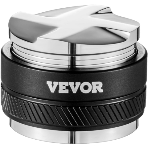 VEVOR Koffieverdeler 2 in 1 Verstelbare Espressoverdeler (51 mm) met Waaiervormige Basis, Koffieverdeler Gemaakt van 304 Roestvrij Staal met Eenvoudig te Demonteren Ontwerp