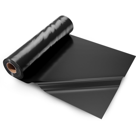 VEVOR PE Bouwfolie 3,05 x 30,48 m, Afdekfolie, 0,25 mm dikke kunststoffolie, kunststof afdekfolie, afwerkfolie, schilderszeil, polyethyleen beschermfolie voor kruipruimte dampremmende laag, multifunctioneel, zwart