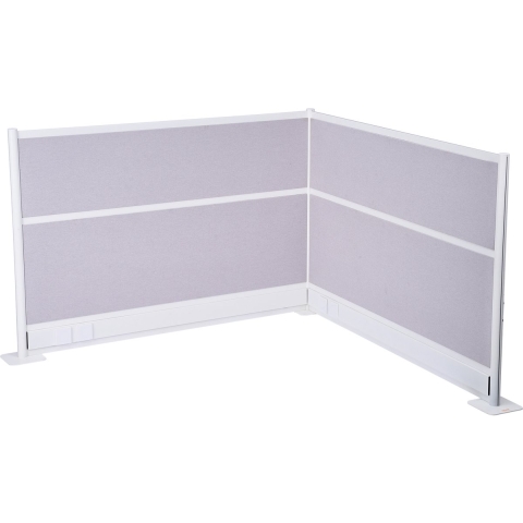 VEVOR scheidingswanden, privacyschermen, 2-pack, 72 x 48 inch, ruimteverdelers, PET-werkplekscherm met stopcontactafdekkingen, vrijstaande vouwschermen voor kantoor, bibliotheek, school