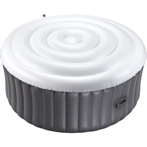 VEVOR Opblaasbare Hot Tub Cover 164,5 cm Rond, Cover Protector, Geïsoleerde Spa Covers, Weerbestendige en Waterdichte Energiebesparende Cover Wit