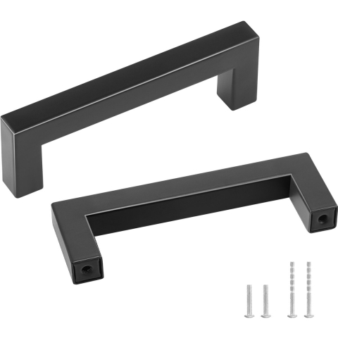 VEVOR 30-delige set meubelgrepen, RVS stanggrepen, 108 x 12 x 35 mm, keukengrepen, hartafstand 96 mm, kastgrepen, dikte van de kastpanelen van 1,52 tot 2 cm of 1,27 tot 4 cm, deurklinken, ladegrepen