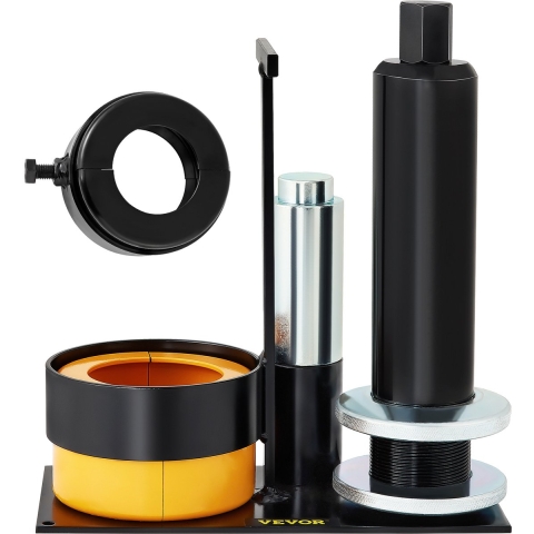 VEVOR Drager- en rondsellagertrekker, compatibel met Dana 30, 40, 60, 70, Ford 9-inch lagers, rondseltrekker met 2 schalen, 45# stalen klauwdragerlagertrekker voor autoreparatie