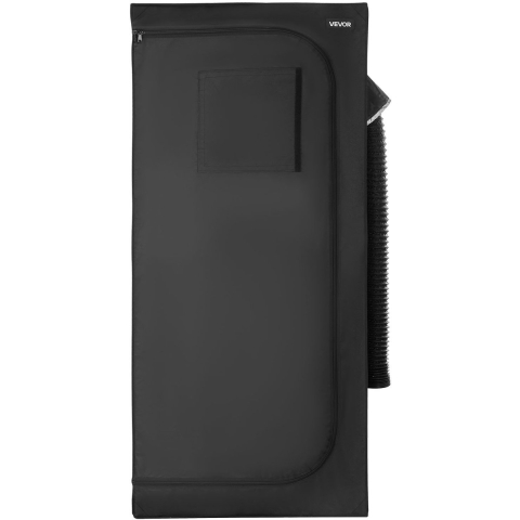 VEVOR kweektent, 80x80x180 cm, binnenplantentent met full-spectrum LED-kweeklamp en ventilatiesysteem, kweekkast 600D sterk reflecterende mylar, kweektenten, kas voor bloemen en groenten