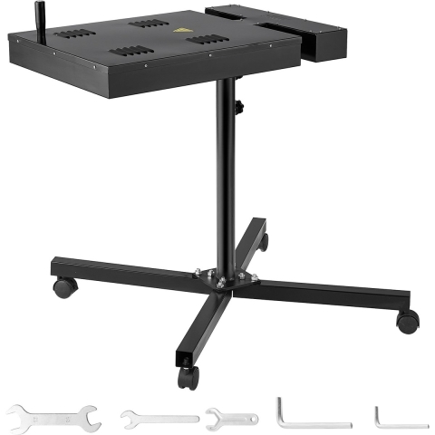 VEVOR Flash Dryer voor zeefdruk, robuuste zeefdrukdroger, sneldroger met 30-42 inch hoogteverstelbare standaard, 360° rotatie, X-vormige basis, stalen T-shirt droogmachine