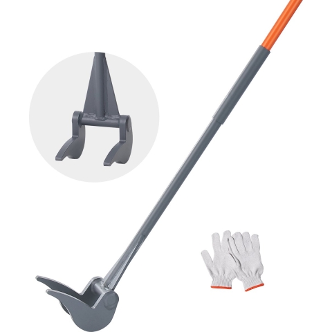 VEVOR Palletbreker 137,2 cm Palletwagen 907 kg laadvermogen Koevoeten Q235 koolstofstaal sloop- en koevoet inclusief handschoenen Palletbreker Universele constructie