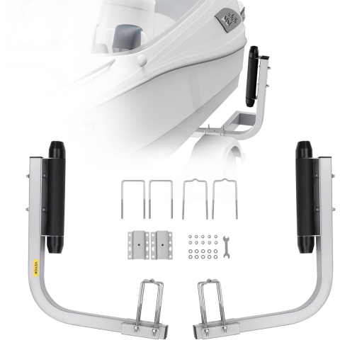 VEVOR L-vormige aanhangwagenpaal, boottrailergeleider, krukondersteuning, bootgeleider, 190 mm, verstelbare breedte, boottrailergeleider - reserveonderdelen en accessoires voor skiboot, visboot, zeilboottrailer