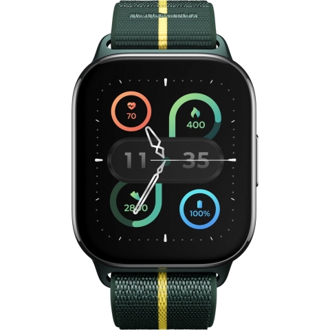 Motorola moto watch fit 4,83 cm (1.9") OLED 44.5 mm Digitaal Touchscreen Groen, Grijs GPS