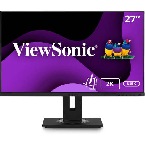 Viewsonic VG2756-2K computer monitor 68,6 cm (27") 2560 x 1440 Pixels Full HD LED Zwart