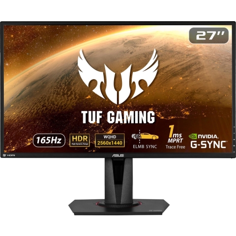 ASUS TUF Gaming VG27AQ LED display 68,6 cm (27") 2560 x 1440 Pixels Quad HD Zwart