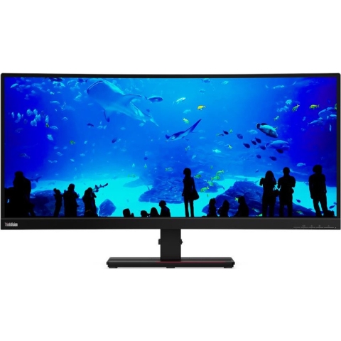 Lenovo ThinkVision T34w-20 computer monitor 86,4 cm (34") 3440 x 1440 Pixels UltraWide Quad HD LCD Zwart