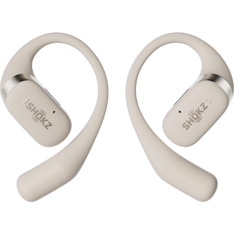 SHOKZ OpenFit Hoofdtelefoons Draadloos oorhaak Gesprekken/Muziek/Sport/Elke dag Bluetooth Wit