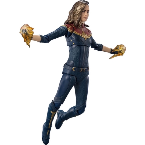 Beeldje Tamashii Nations The Marvels S.H. Captain Marvel