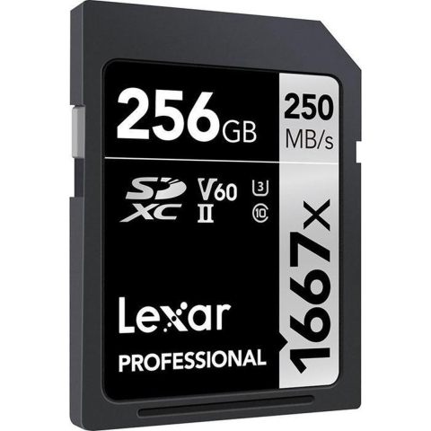Lexar SDXC Professional UHS-II 1667x 256GB |  | 0843367114962