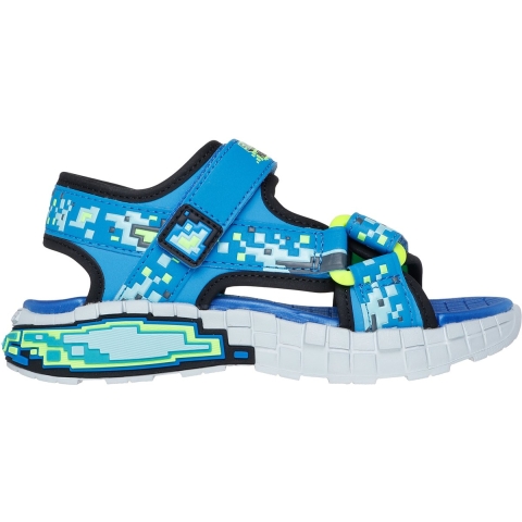 Skechers Sandalen - MEGA Splash 4K - Zwart/Blauw/Groen - Skechers - 33 - Sandalen