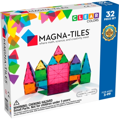 Magna-Tiles Magneetset - 32 Onderdelen - Magna-Tiles - OneSize - Magnetisch speelgoed