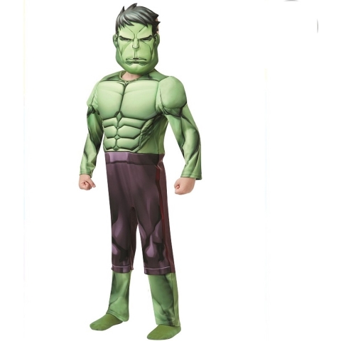Rubies Verkleedkleren - Hulk Deluxe Costume - Rubies - 7-8 jaar (122-128) - Kostuum