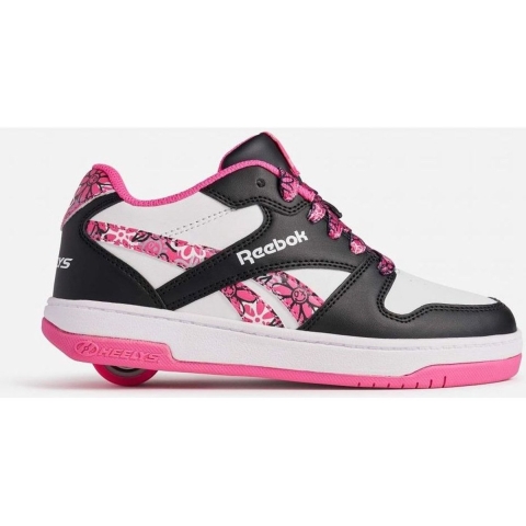 Heelys X Reebok Rollerschoenen - BB 4500 Low - Zwart/Wit/Roze - Heelys - 39 - Schoenen