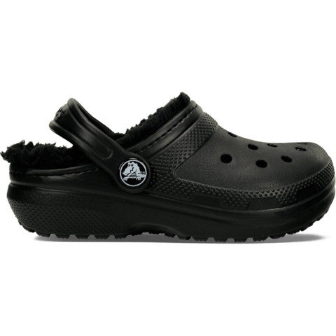 Crocs Sandalen m. Voering - Classic+ Gevoerde klomp T-shirt - Zw - Crocs - 25/26 - Sandalen