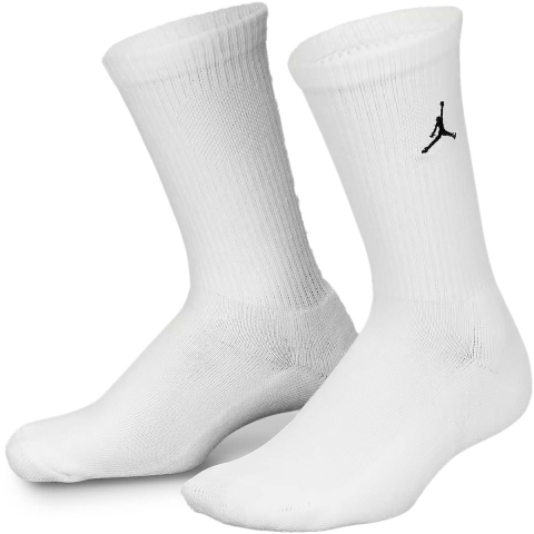 Jordan Sokken - 6-pack - Crew - Wit - Jordan - 27/35 - Sokken