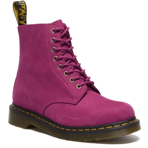 Dr. Martens Laarzen - 1460 Pascal - Fucksia Roze Milled Nubuck R - Dr. Martens - 36 - Laarzen
