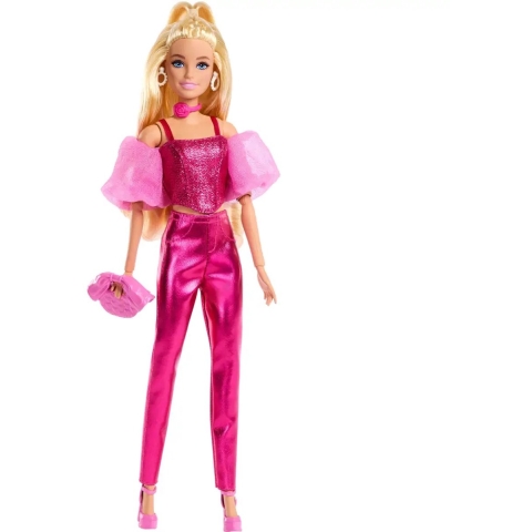 Barbie Pop - 30 cm - Deluxe Stijl Roze Korset Kant - Barbie - OneSize - Pop