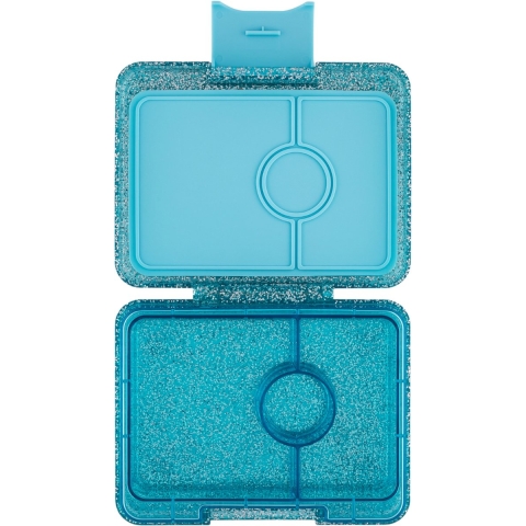 Yumbox Broodtrommel m. 3 vakjes - Bento Snack - Twinkle Teal - Yumbox - OneSize - Broodtrommels