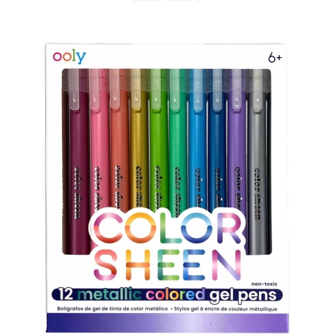 Ooly Markers - Kleurglans Metallic Gel - 12 stk - Ooly - OneSize - Marker