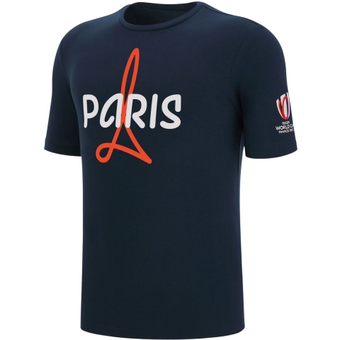Polycotton T-shirt Macron RWC France 2023 Paris