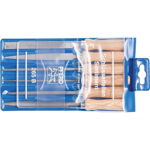 PFERD TOOLS 11706100 Sleutelvijlenset kap 2 incl. vijlheften in kunststof tas Lengte 100 mm 1 stuk(s)