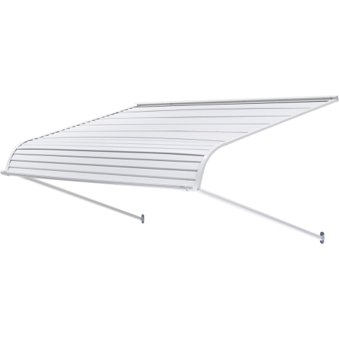 VEVOR Raamzonwering 152,4 x 106,6 x 51 cm, Deurluifel, Lichtgewicht en stevige aluminium luifels voor buitengebruik, Bescherming tegen regen, sneeuw en zonlicht voor deur, ingang, raam, terras en veranda