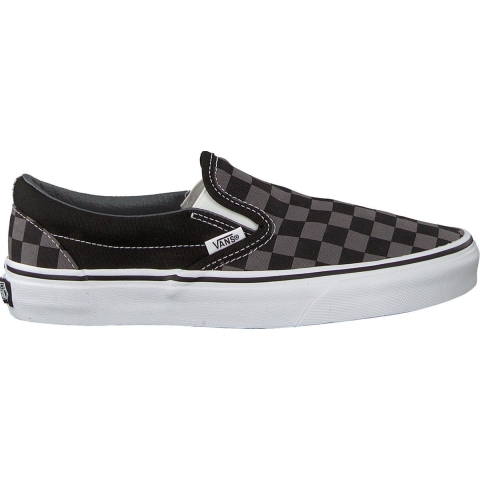 Vans Schoenen - Classic Slip-On - Schaakbord - Zwart/Tin - Vans - 38,5 - Schoenen