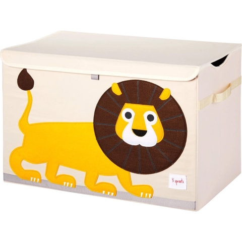 3 Sprouts Opbergdoos - 38x61x37 - Leeuw - 3 Sprouts - OneSize - Kisten