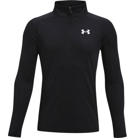 Under Armour Blouse - Tech 2.0 - 1/2 ritssluiting - Zwart - Under Armour - 10-12 jaar (140-152) - Shirts